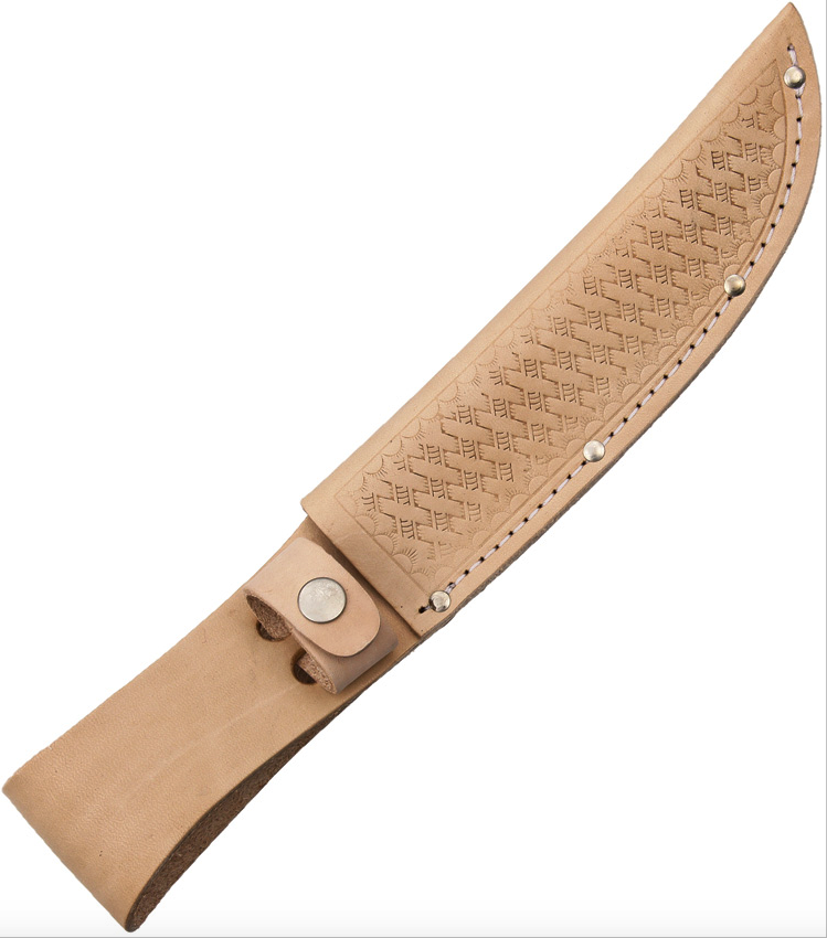 Knife Sheath Light Tan Leather Sheath 6 inches